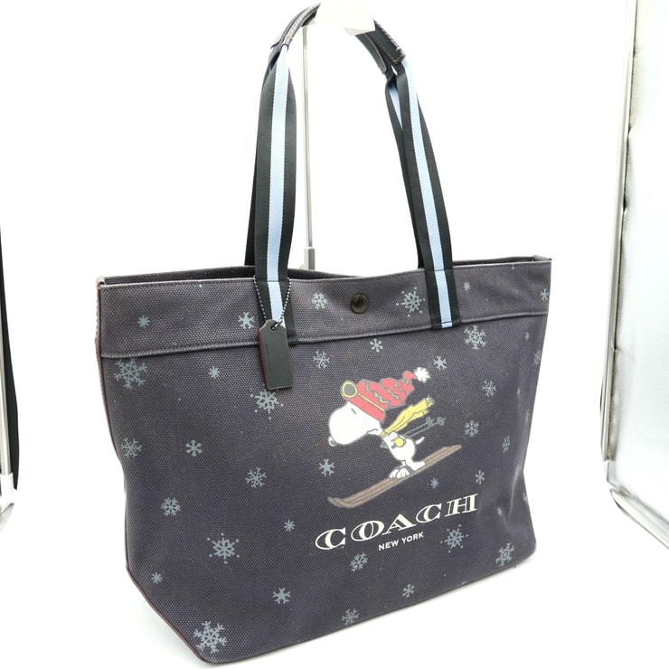 B (目立った傷や汚れなし)】COACH（コーチ）×PEANUTS（ピーナッツ