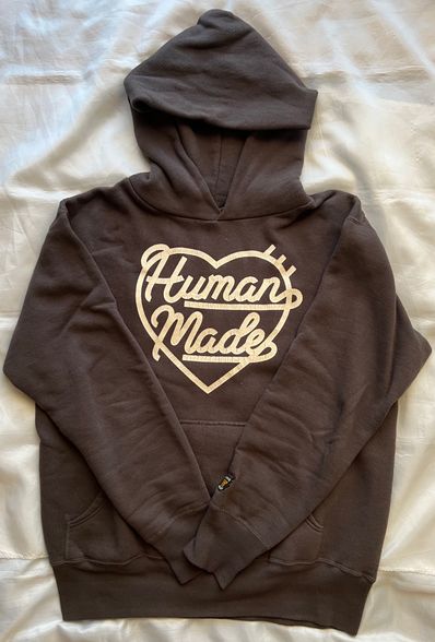 HUMAN MADE Heart Tsuriami Hoodie "Black"