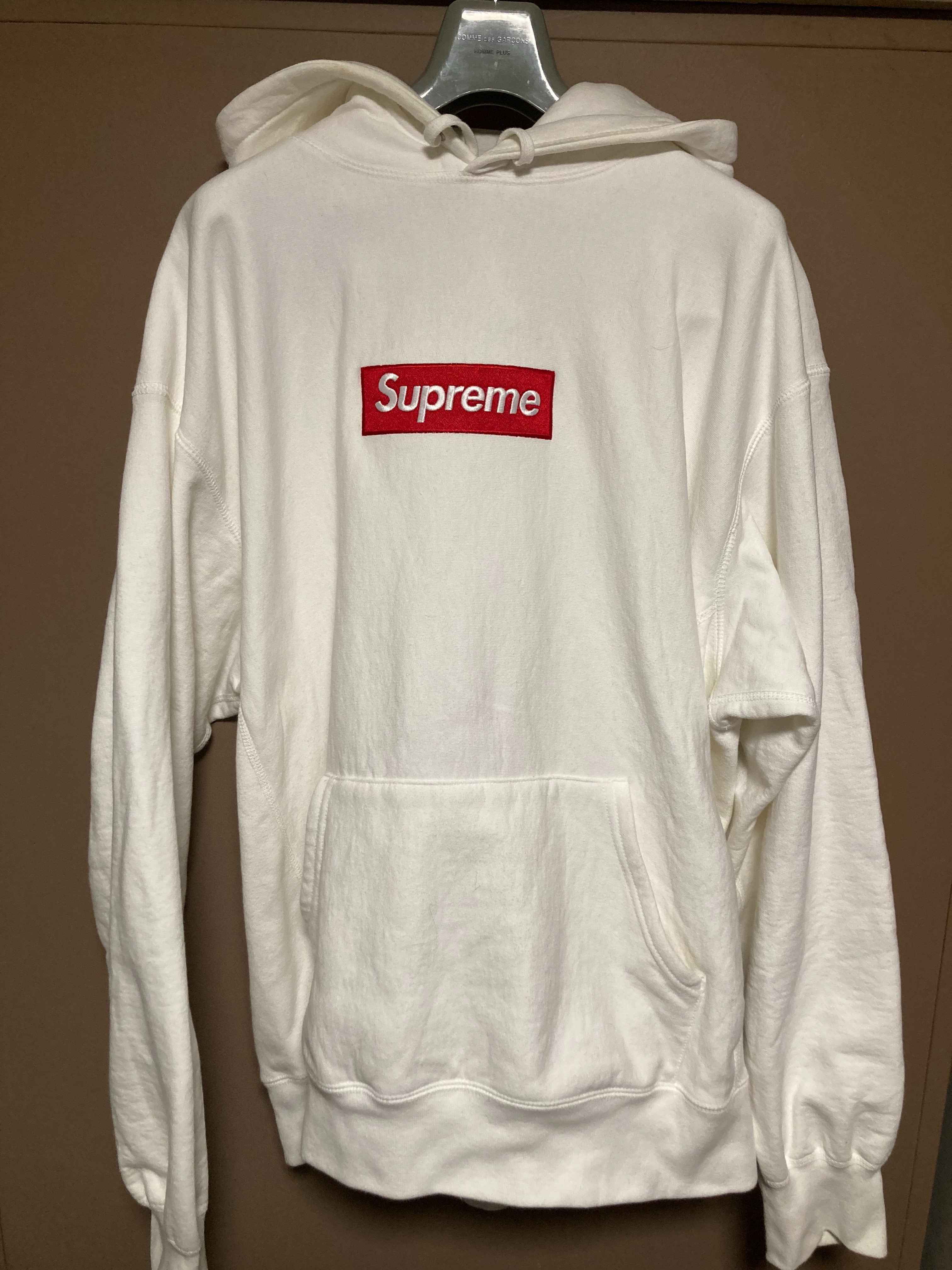 Supreme Box Logo Hooded Sweatshirt "White" (21FW)