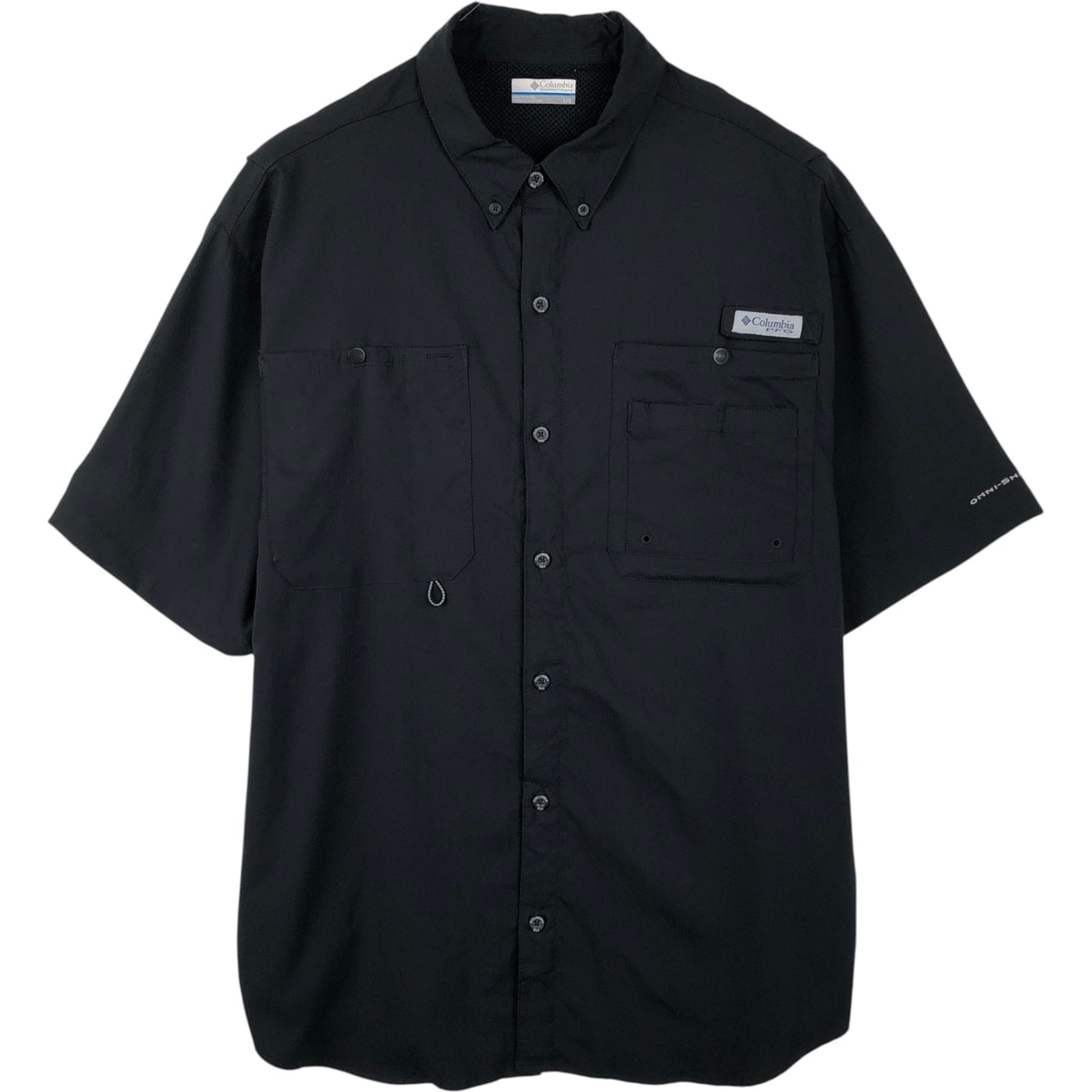 古着 コロンビア Columbia 半袖 フィッシングシャツ メンズL相当/eaa655358