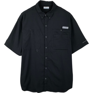 古着 コロンビア Columbia 半袖 フィッシングシャツ メンズL相当/eaa655358
