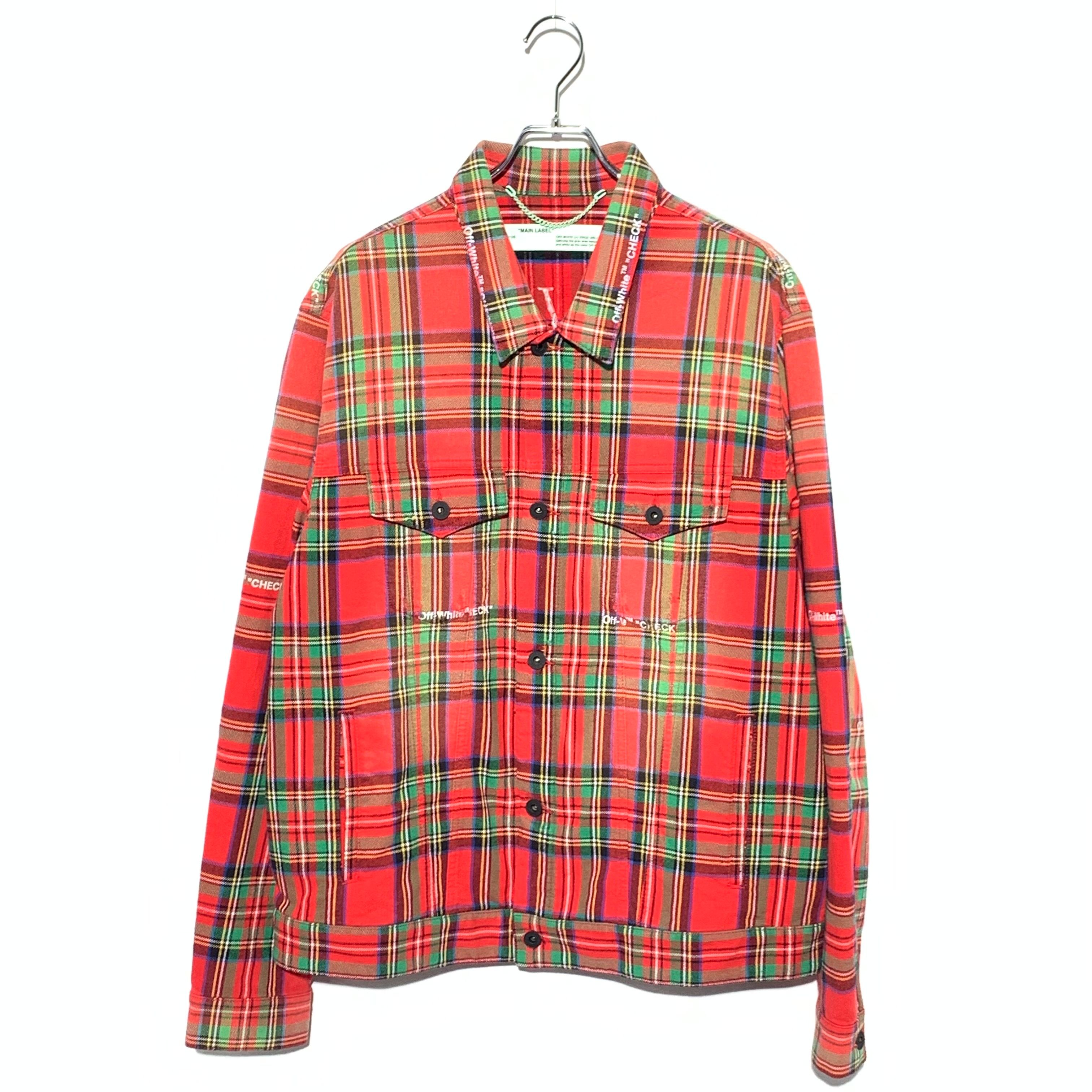 OFF-WHITE 18SS Check Jacket RED