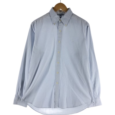 古着 ラルフローレン Ralph Lauren PERFORMANCE 長袖 ボタンダウンストライプシャツ メンズL相当/eaa537183