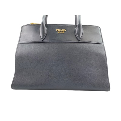 プラダ PRADA レザー ハンドバッグ【中古】