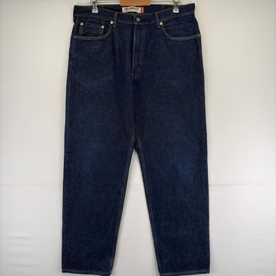 古着 リーバイス Levi's デニム パンツ 550 テーパード バギー ジップフライ 5ポケットジーパン w38 L32 ブルー メンズ