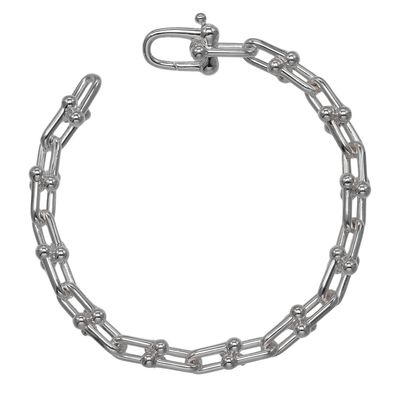 ティファニー ハードウェア スモールリンク 腕周り約15.3cm レディースブレ