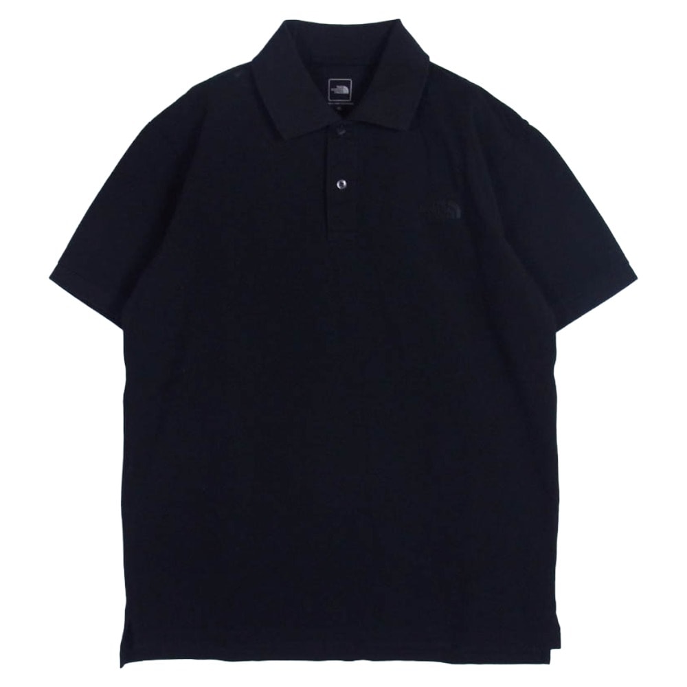 THE NORTH FACE ノースフェイス ポロシャツ NT21738 S/S Cool Buisiness Polo クールビジネス 半袖 ポロ シャツ ブラック系 XL【中古】