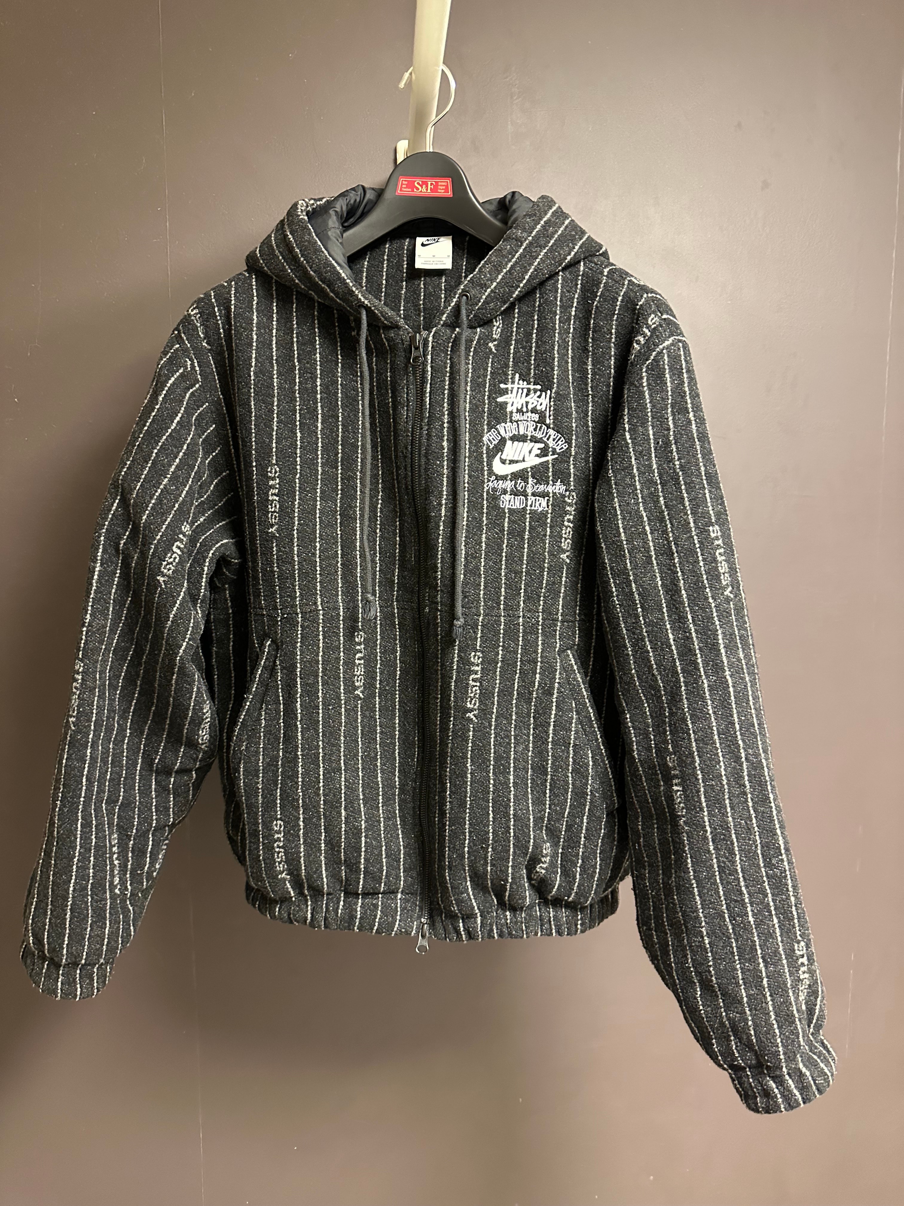 Stussy x Nike Striped Wool Jacket Stussy x Nike Striped Wool Jacket