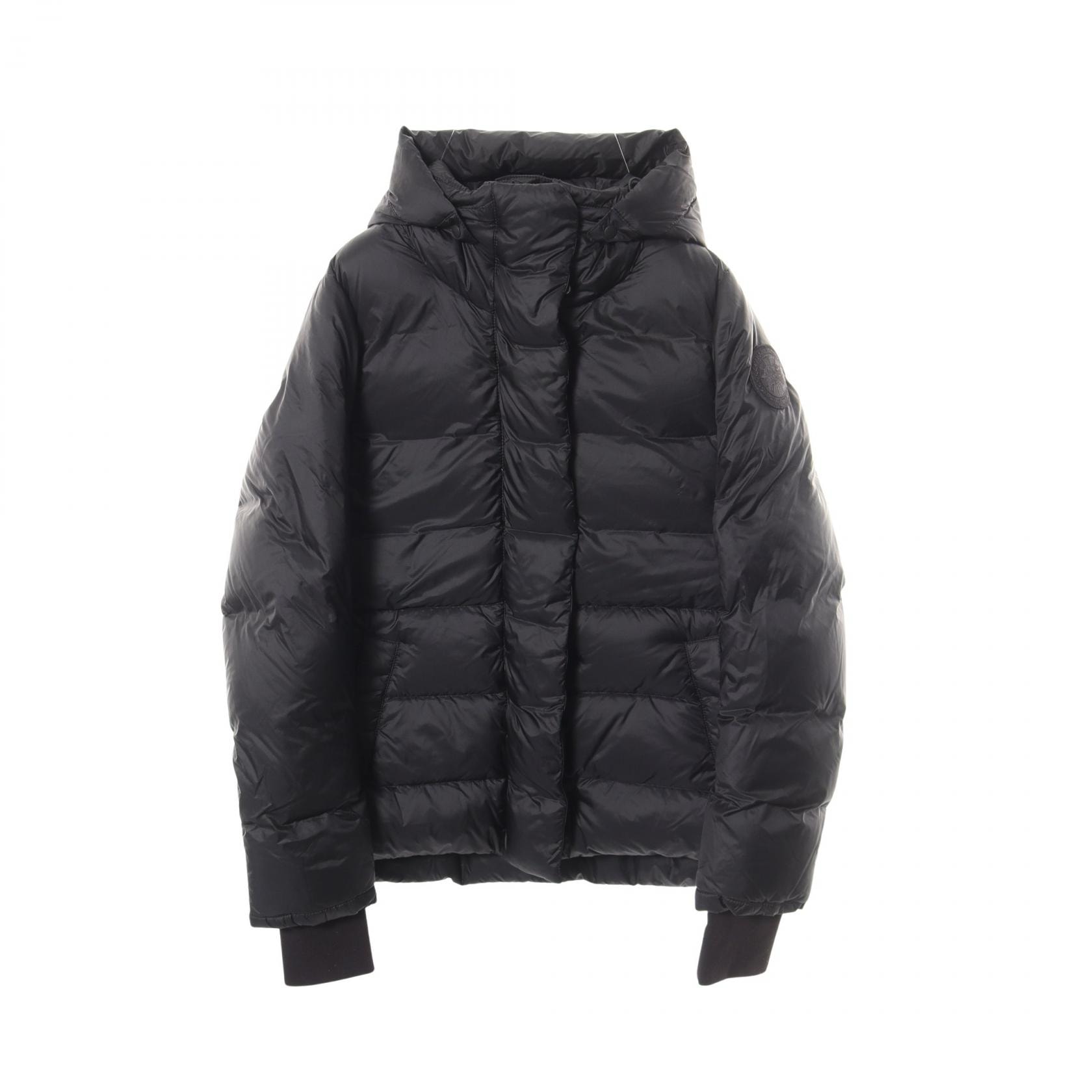 カナダグース CANADA GOOSE × Ron Herman BLACK LABEL ダウンジャケット 衣料品 アウター ナイロン レディース ブラック系 3824W2 【中古】