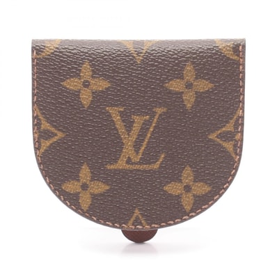 ルイ・ヴィトン LOUIS VUITTON ポルトモネ キュベット コインケース 財布 レザー PVC モノグラム メンズ レディース ブラウン系 M61960 【中古】