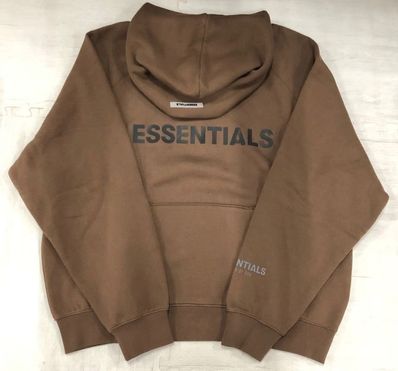 FEAR OF GOD ESSENTIALS / SSENSE 3D Silicon Applique Pullover Hoodie "Rain Drum"