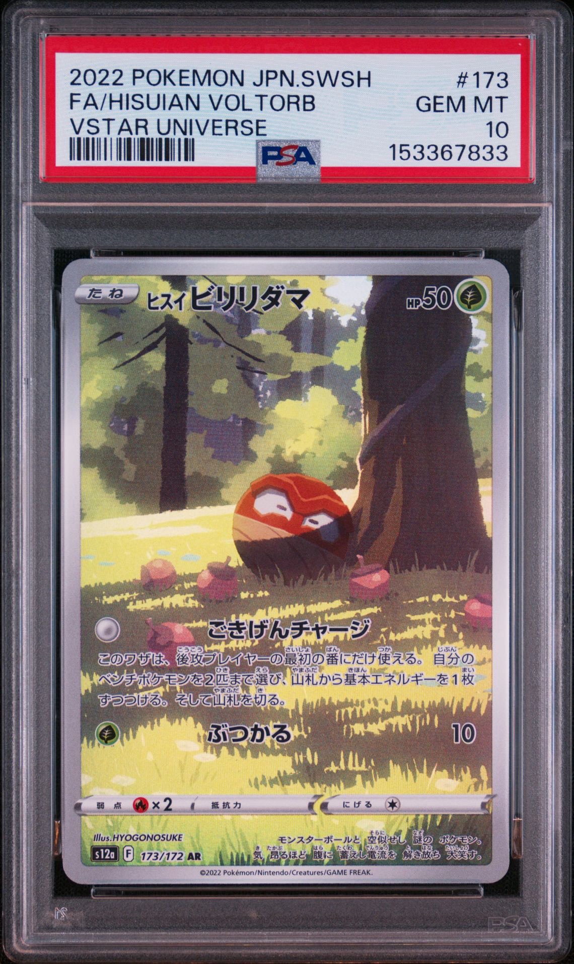 ヒスイビリリダマ AR[s12a 173/172](ハイクラスパック「VSTARユニバース」)