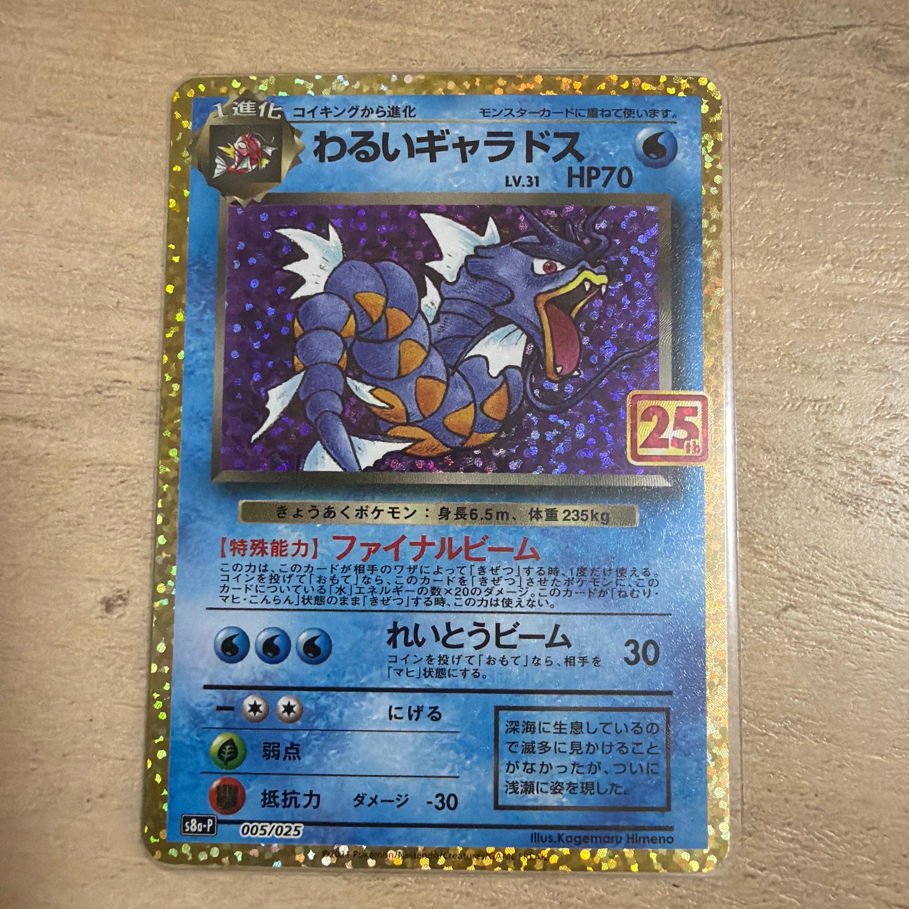わるいギャラドス: プロモ[S8a-P 005/025](プロモカードパック 25th ANNIVERSARY edition)