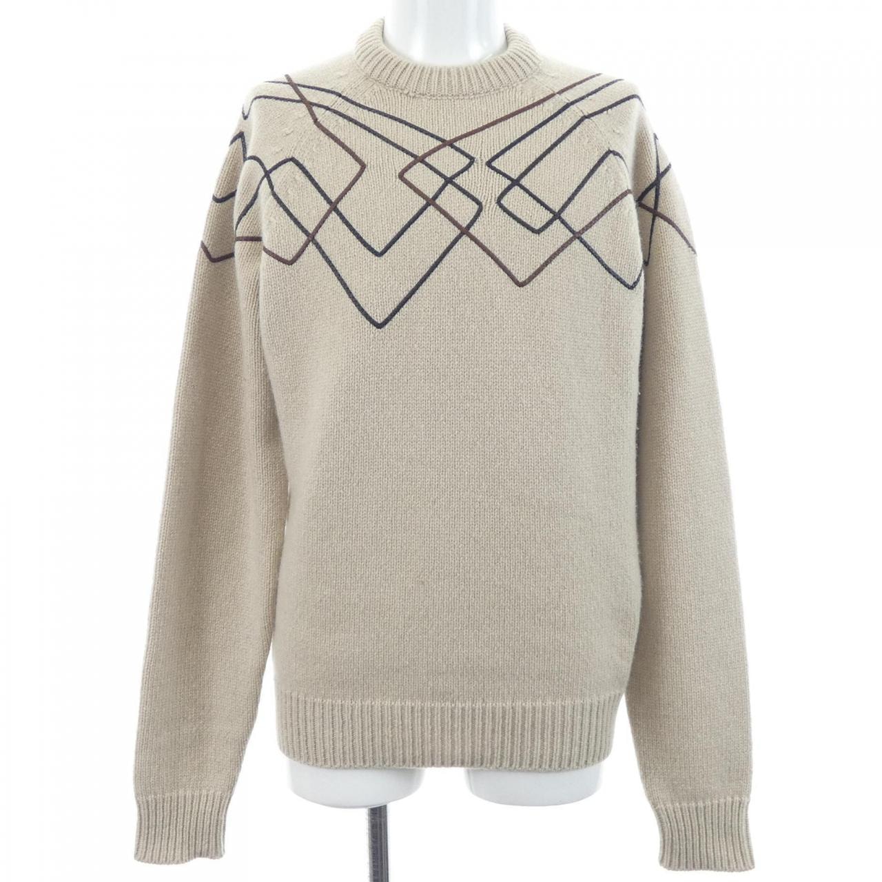 C (やや傷や汚れあり)】エルメス HERMES *92-5737 ニット XSの中古ハイ