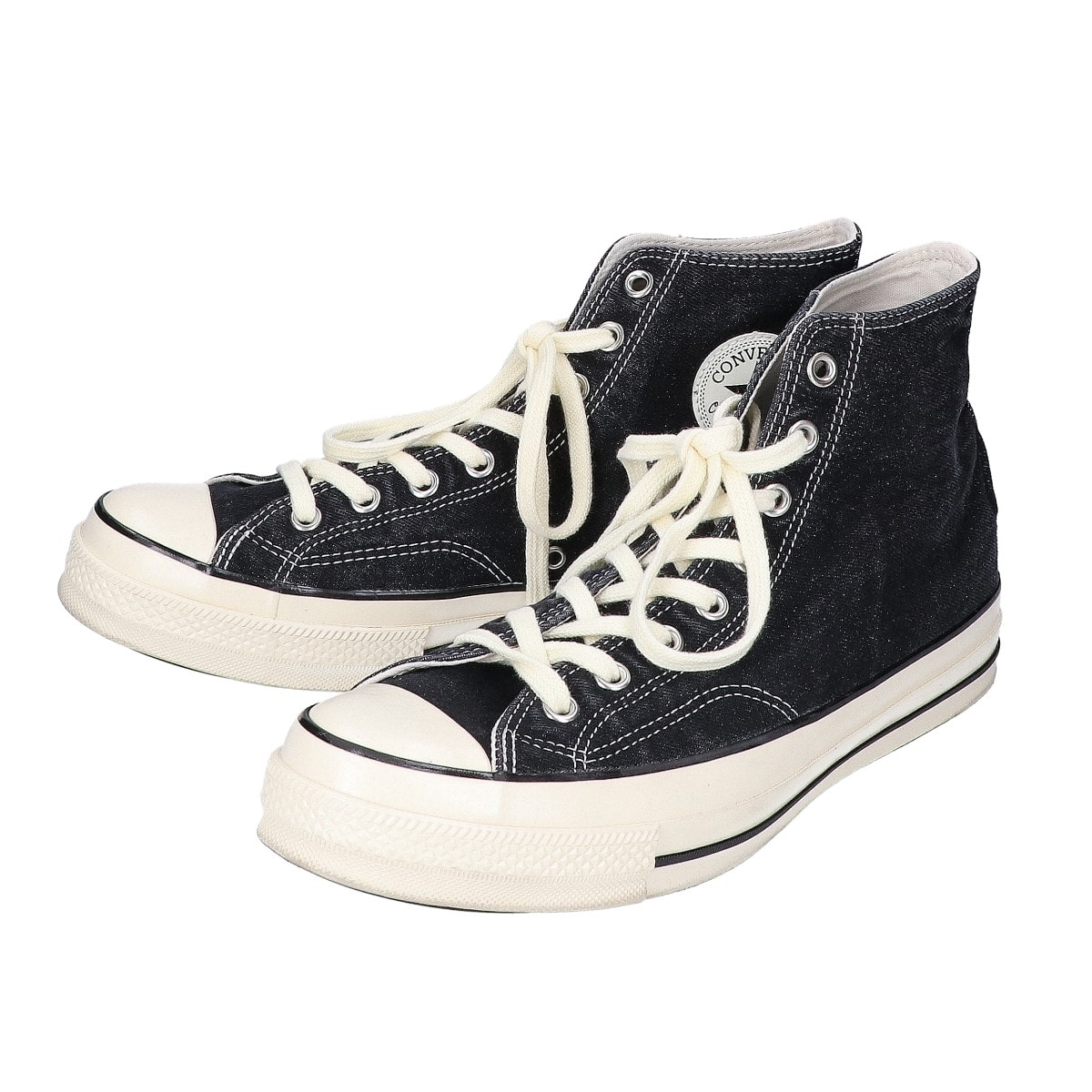 コンバース atmos別注 25SS 1SF044 ALL STAR LGCY/オールスターレガシー ブラック デニム ハイカットスニーカー 28cm