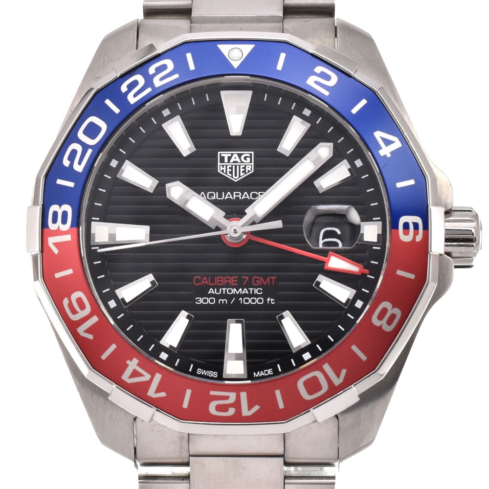 タグホイヤー TAG HEUER WAY201F アクアレーサー キャリバー7 GMT 自動巻き メンズ 美品 C#146785