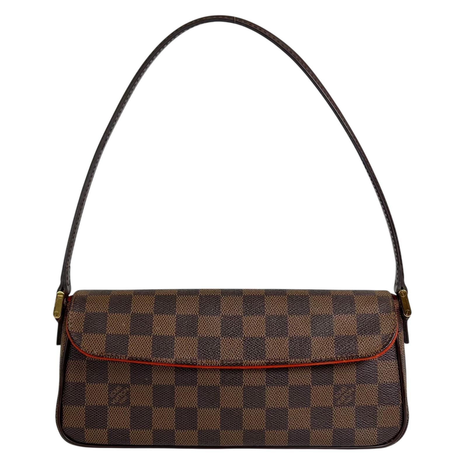 美品 LOUIS VUITTON ルイ・ヴィトン レコレータ N51299 ショルダーバッグ ダミエキャンバス ブラウン レディース ワンショルダー【中古】