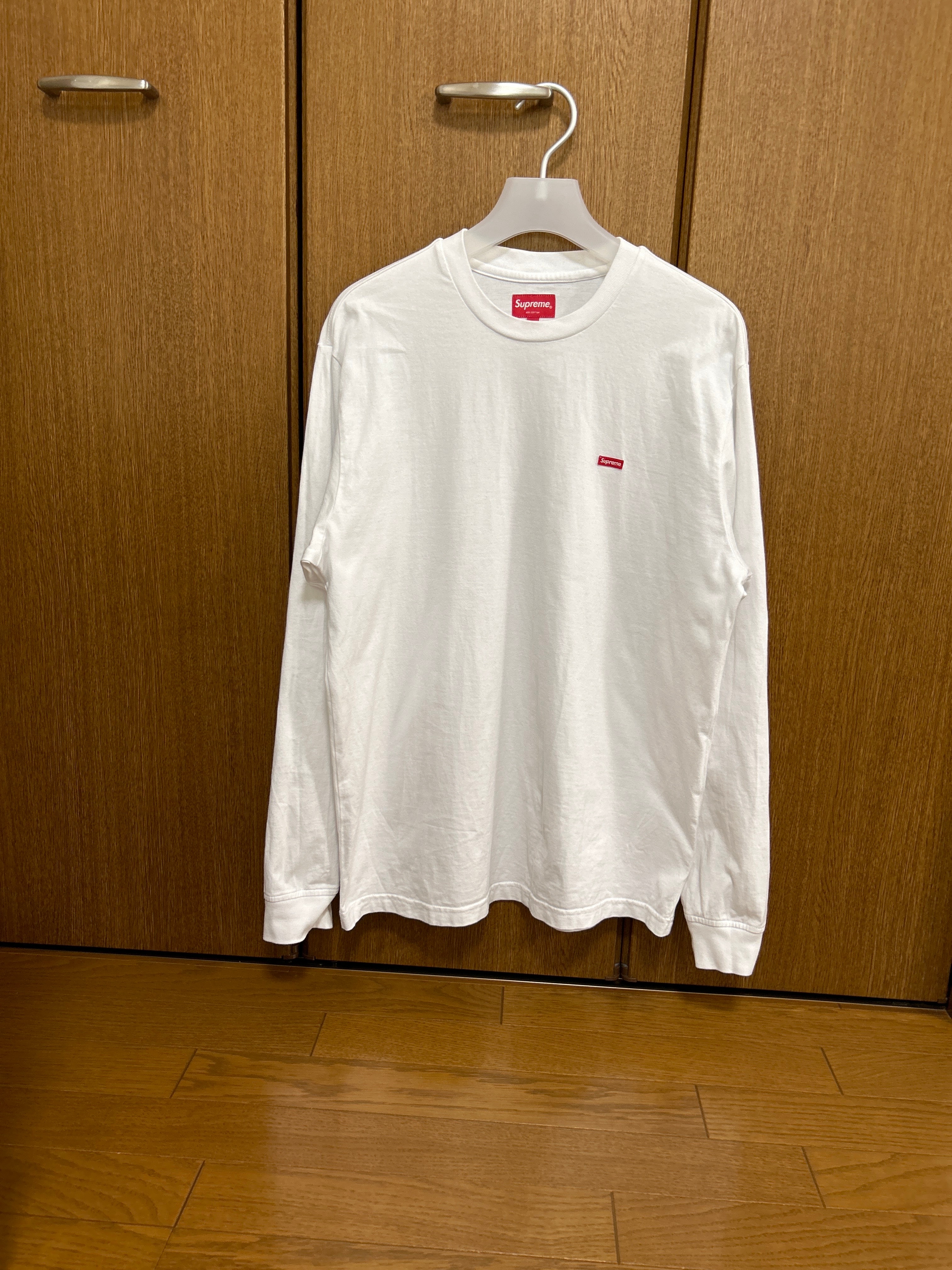 Supreme Small Box L/S Tee "White"(23SS)