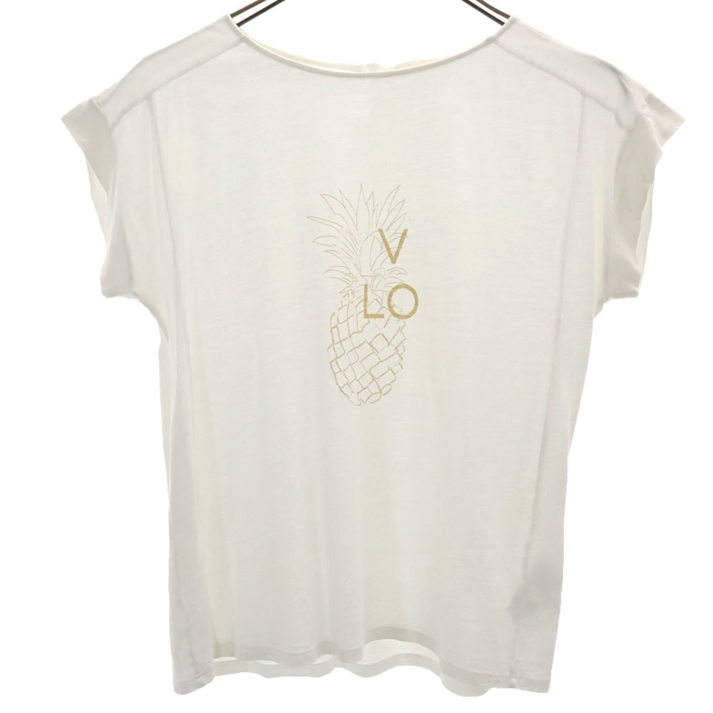 Chloe クロエ 半袖 Tシャツ 14 ホワイト フレンチスリーブ カットソー