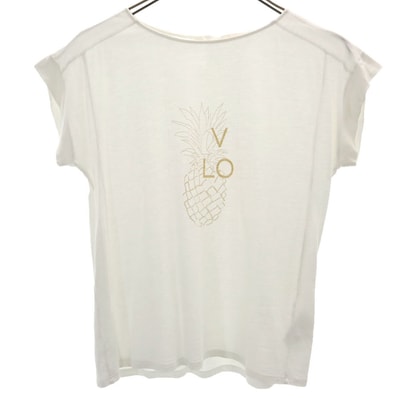 Chloe クロエ 半袖 Tシャツ 14 ホワイト フレンチスリーブ カットソー