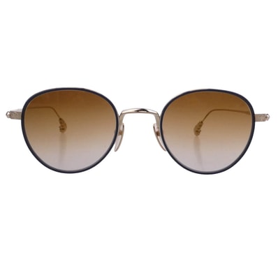 CHROME HEARTS クロムハーツ(原本無) サングラス BONE PRONE IV PCK/GP サングラス アイウェア ゴールド系 ブラウン系 49□22-150【中古】