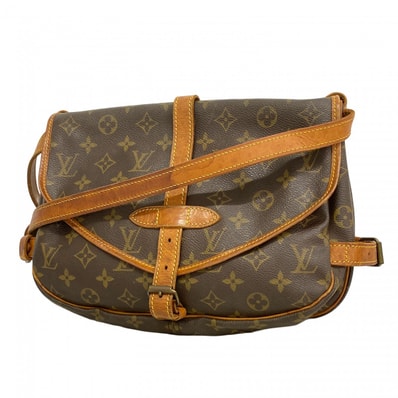 ★最終価格【6ce6384】ルイヴィトン ショルダーバッグ モノグラム ソミュール30 M42256 ブラウン【中古】レディース