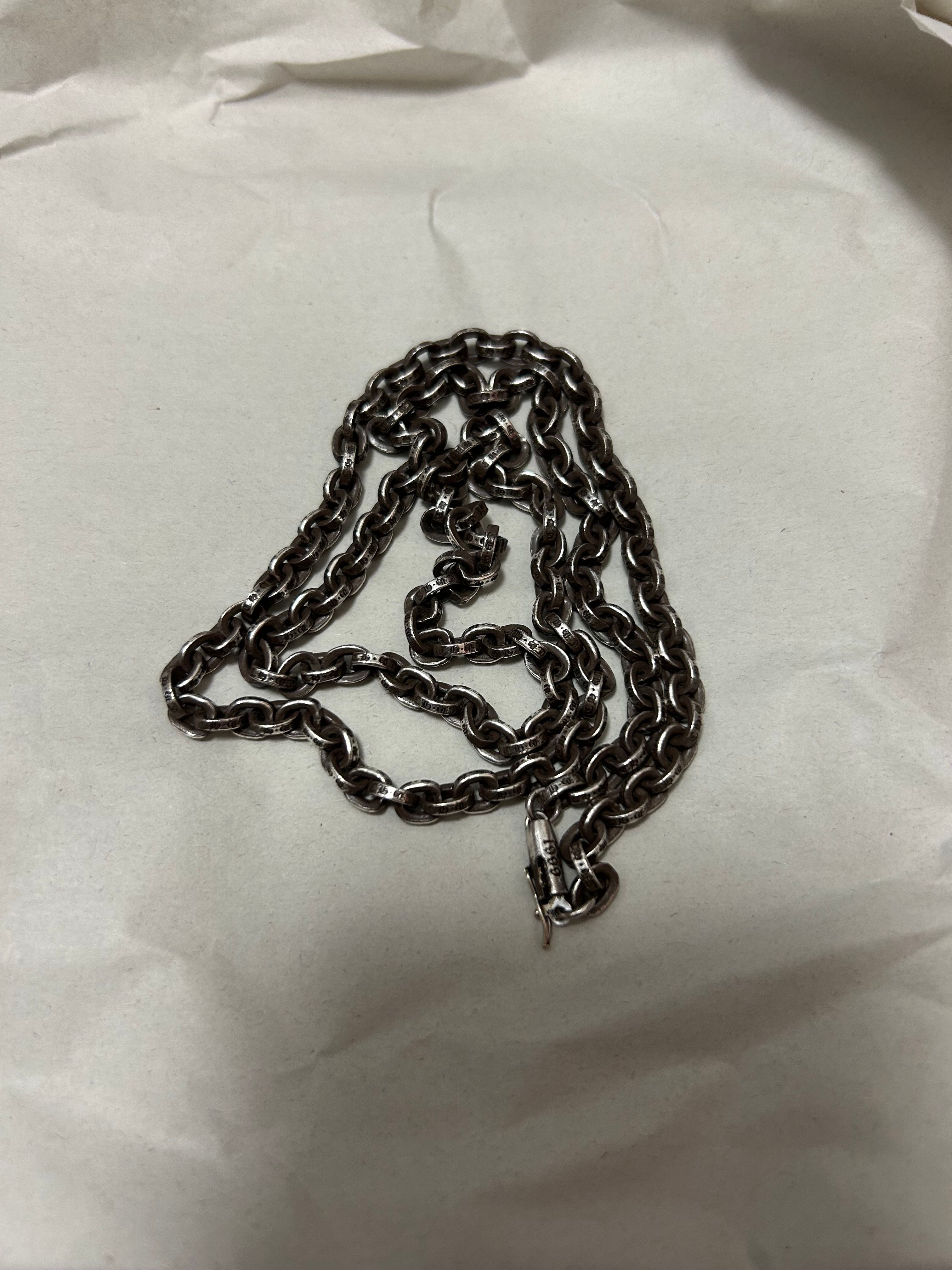 Chrome Hearts Paper Chain Necklace 60cm (24inch) "Silver"