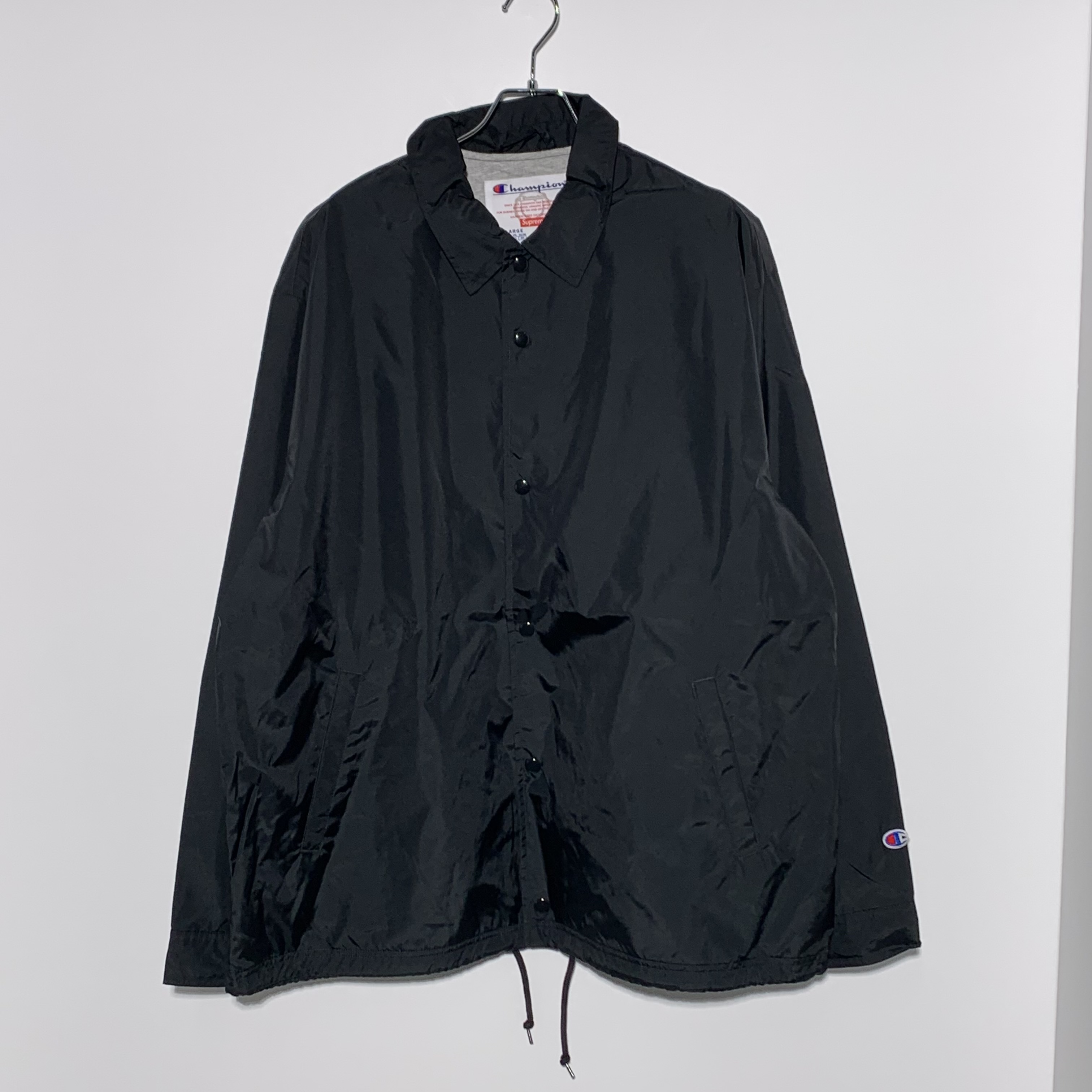 Supreme x Champion Coaches Jacket "Black"