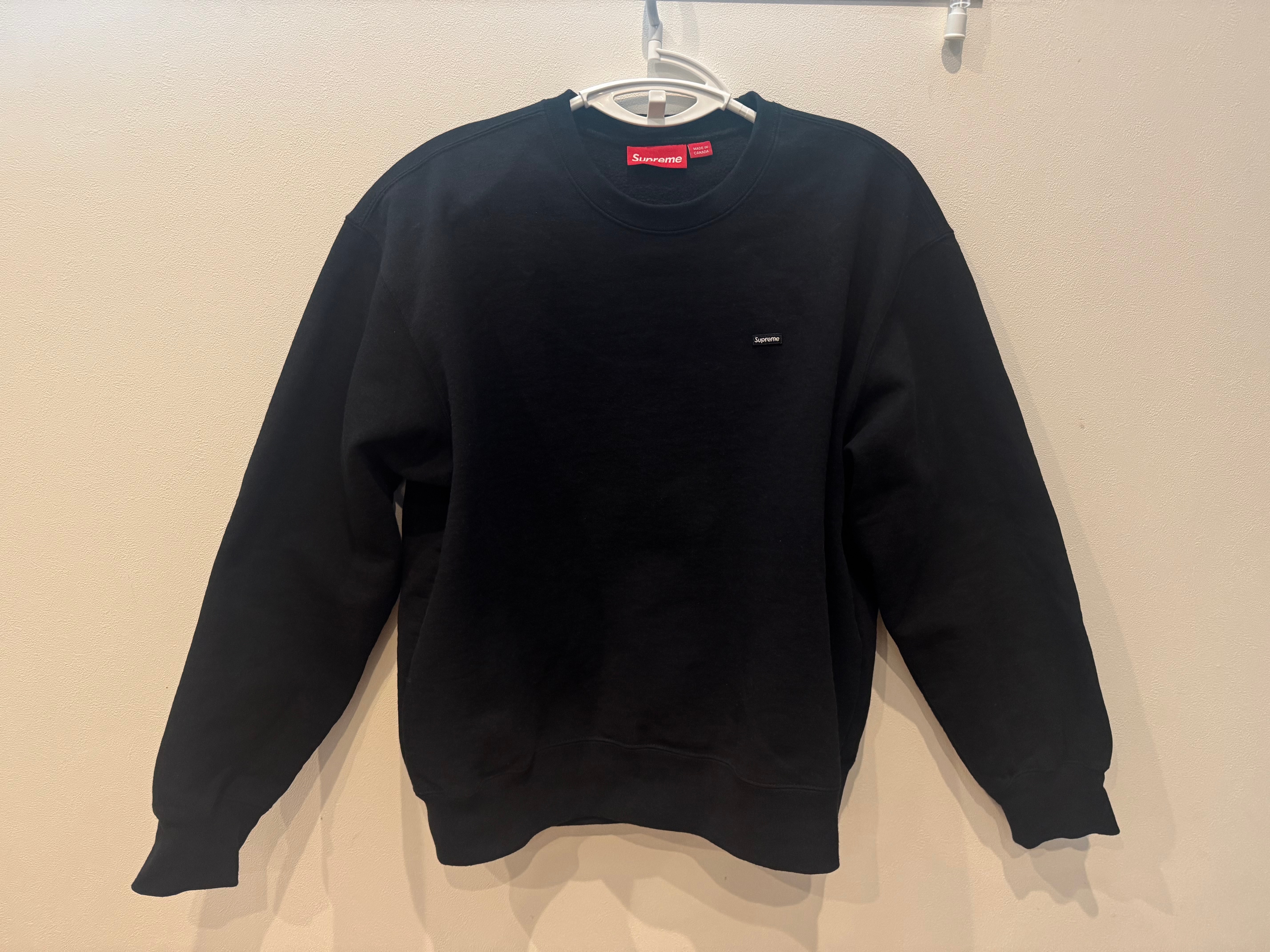 シュプリーム スモール ボックス クルーネック (25FW) "ブラック"