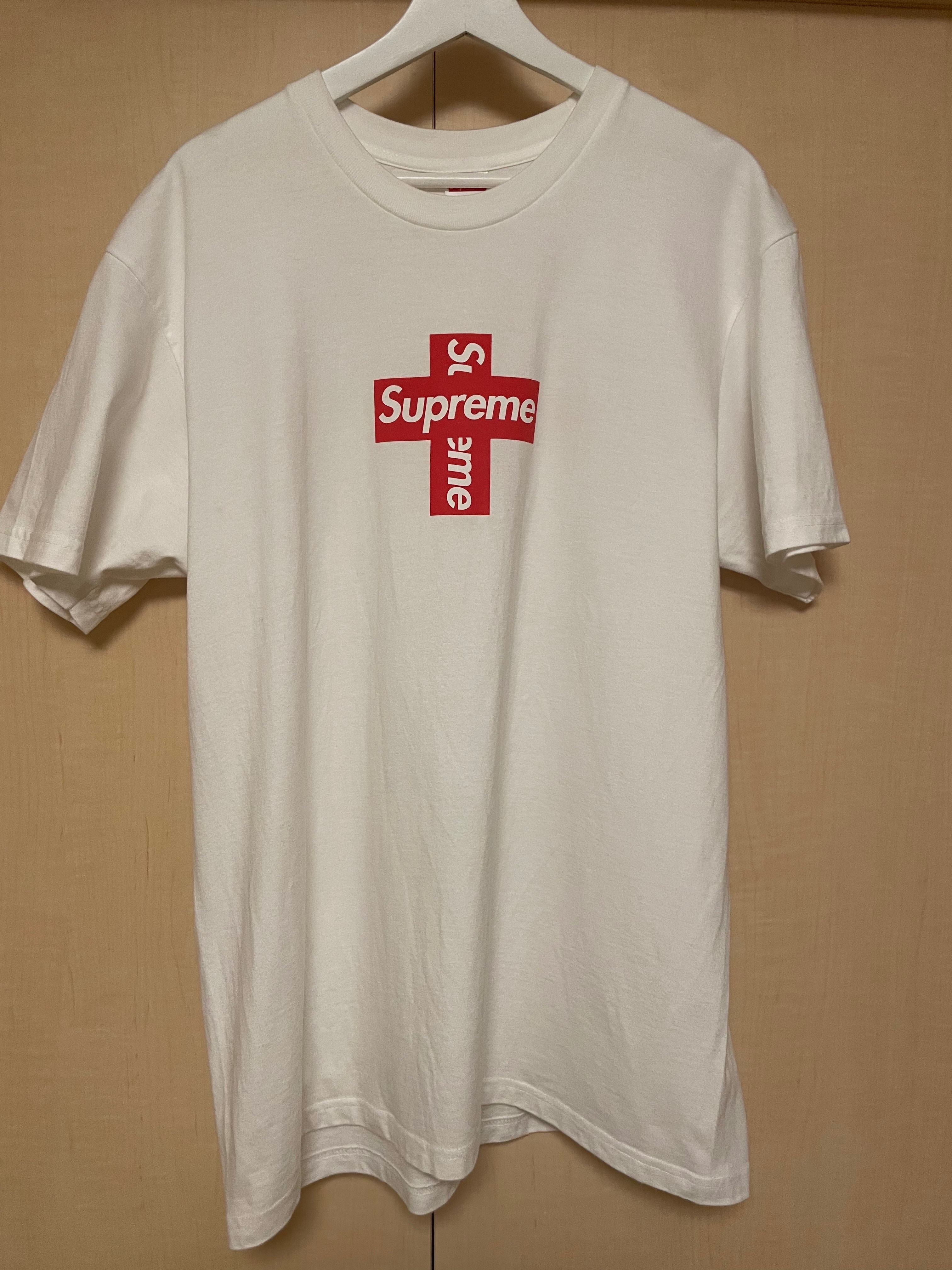 Supreme Cross Box Logo Tee "White"