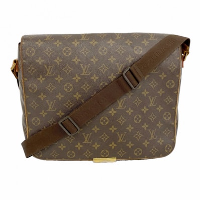 【6dc2463-k】ルイヴィトン ショルダーバッグ モノグラム アベス M45257 ブラウン【中古】メンズ