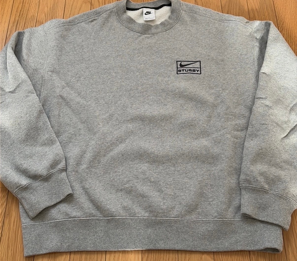 Nike x Stussy NRG BR Crew Fleece "Grey"