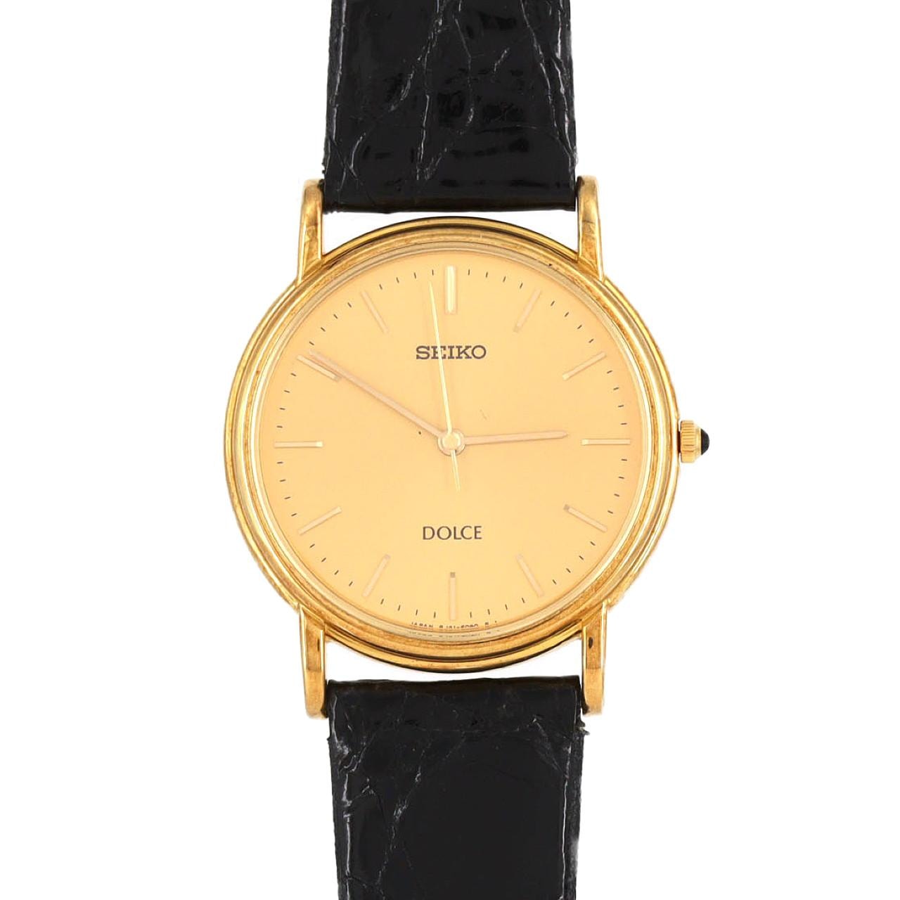 【ノーメンテナンス還元価格】セイコー ドルチェ YG 8J41-6060 YG クォーツ