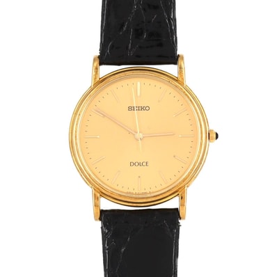 【ノーメンテナンス還元価格】セイコー ドルチェ YG 8J41-6060 YG クォーツ
