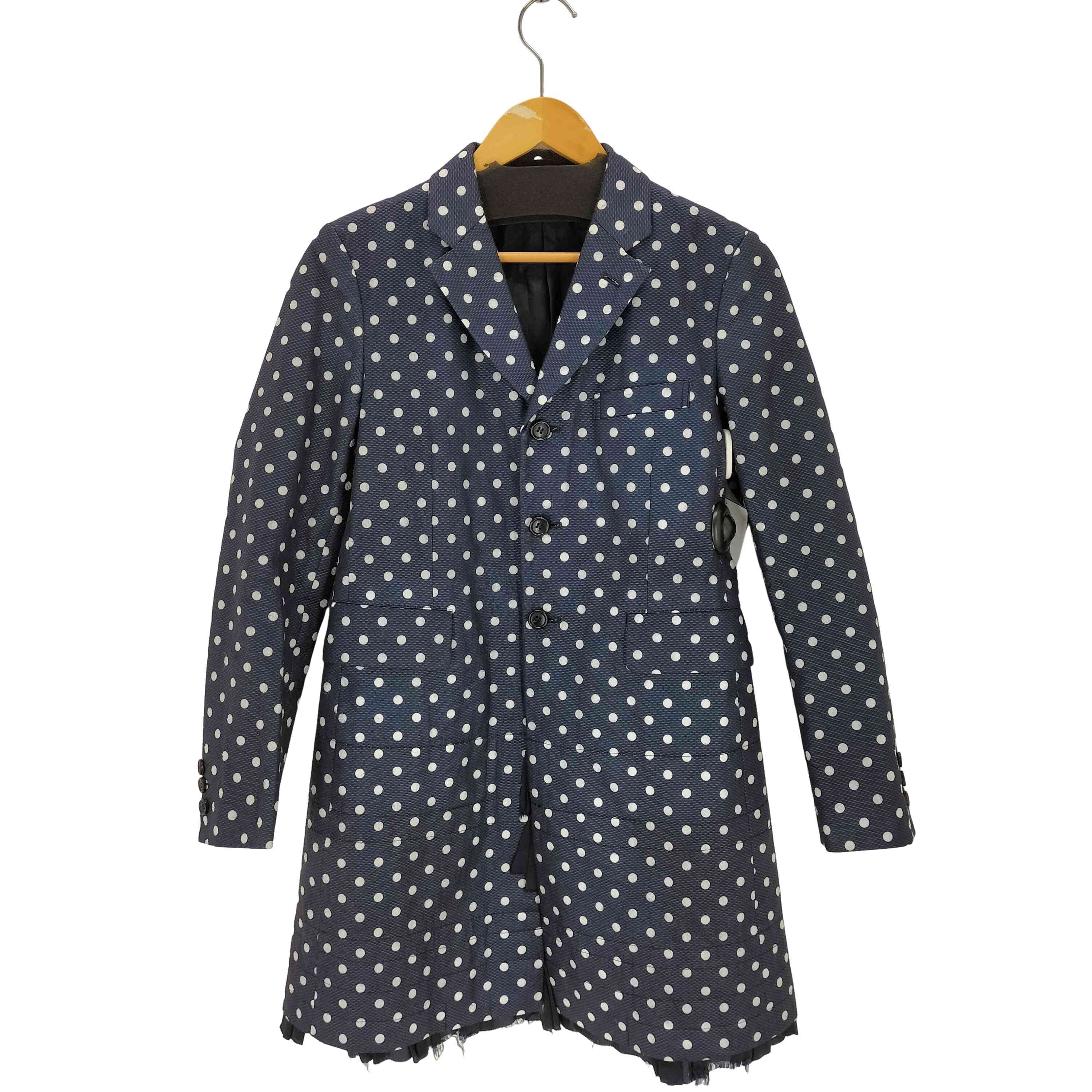 裏フリル ドットチェスターコート【1140236545957】