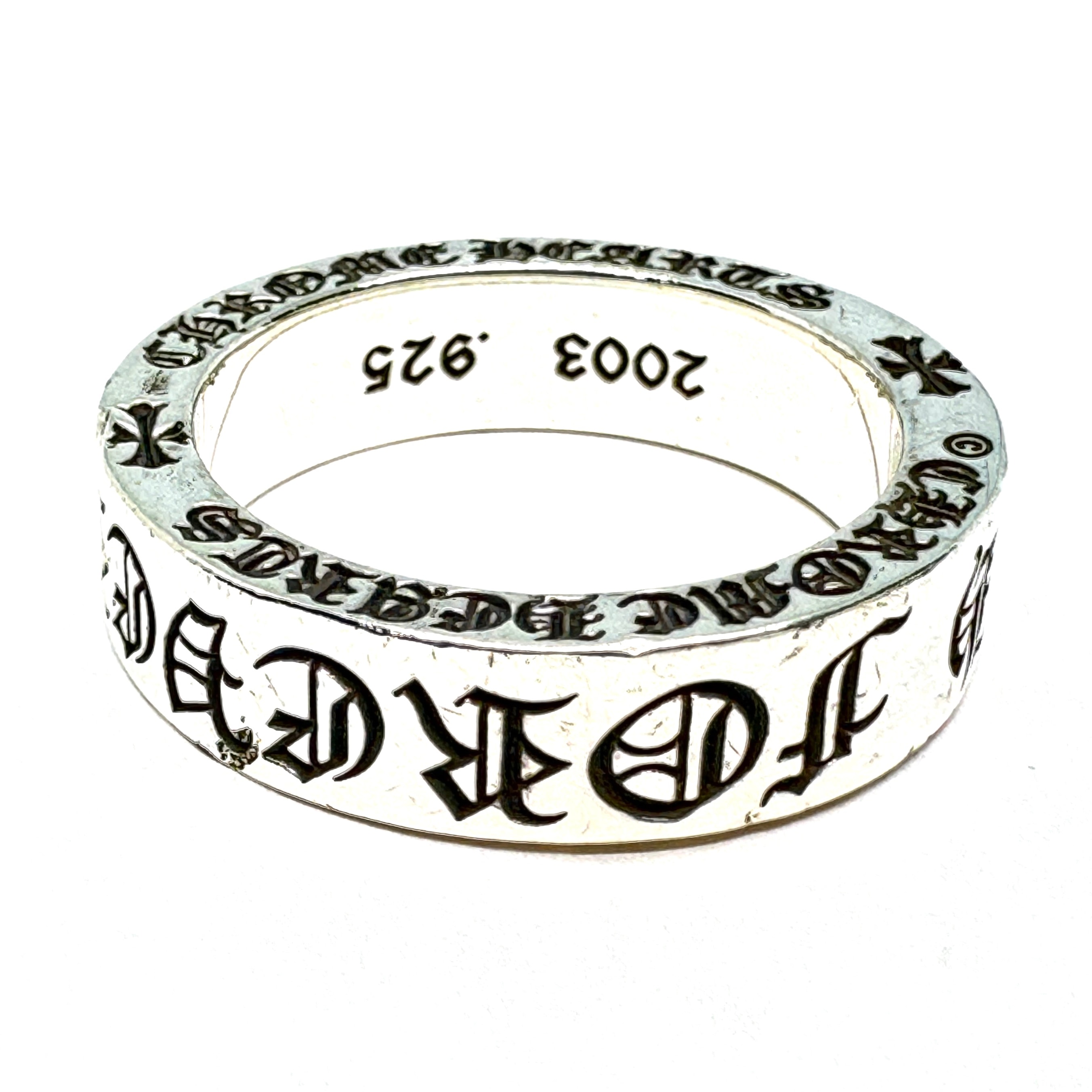 Chrome Hearts 6mm Spacer Ring FOREVER "Silver"