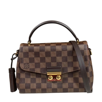 ルイヴィトン クロワゼット ダミエ ショルダーバッグ ダミエキャンバス N53000 ブラウン レディース LOUIS VUITTON 中古