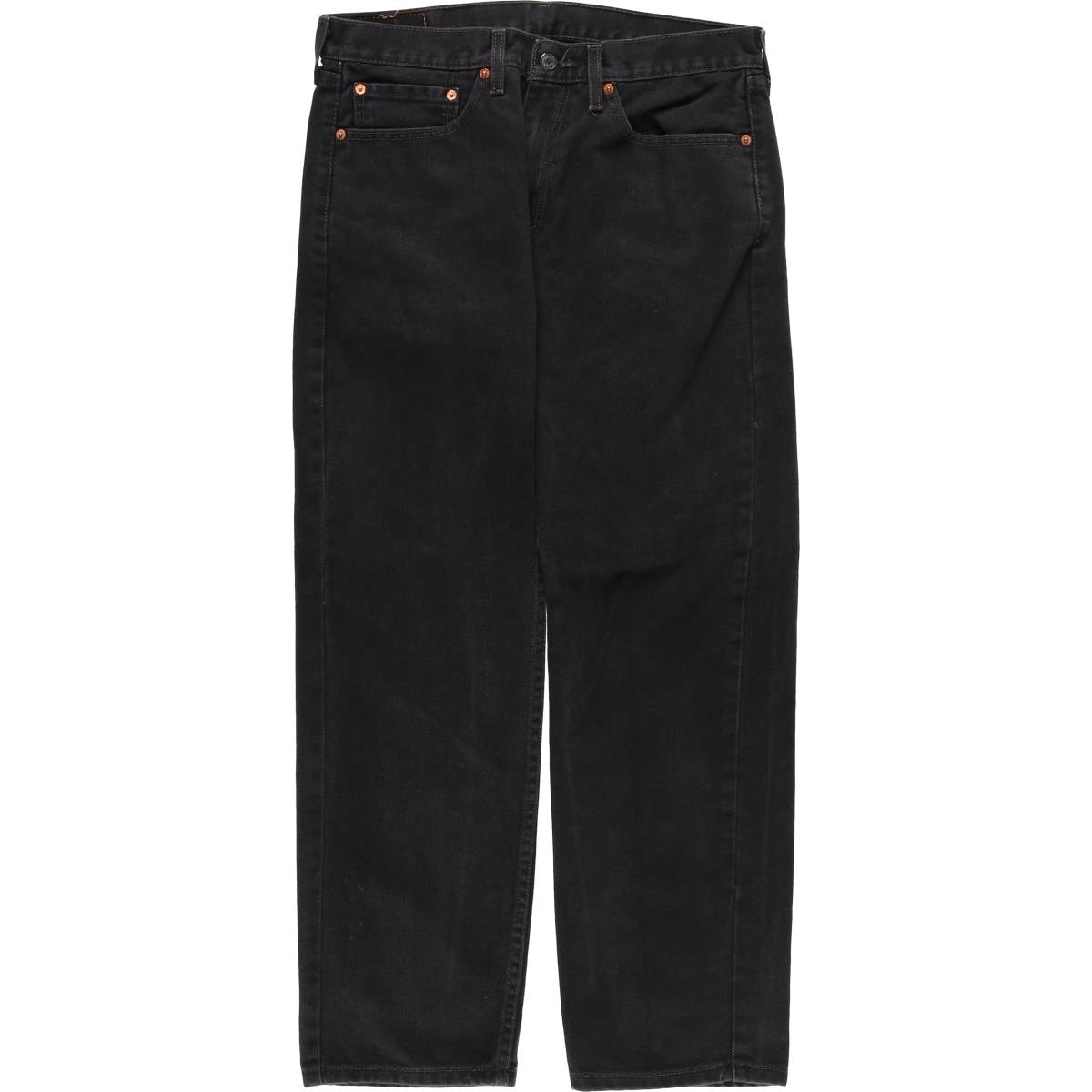 古着 リーバイス Levi's 505 ブラックデニム テーパードデニムパンツ メンズw34相当/eaa614678