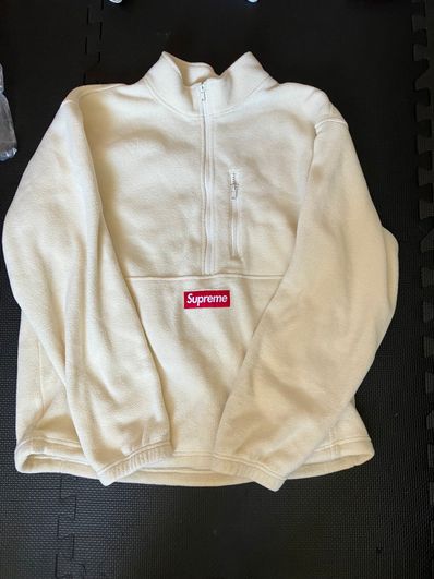 Supreme Polartec Half Zip Pullover "Natural"
