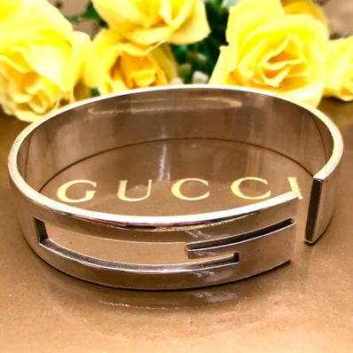 グッチ バングル シルバー Gロゴ S2285