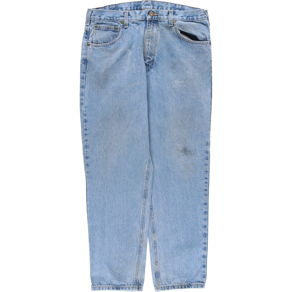 古着 カーハート Carhartt RELAXED FIT TOYOTA トヨタ テーパードデニムパンツ メンズw35相当/eaa539908