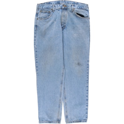 古着 カーハート Carhartt RELAXED FIT TOYOTA トヨタ テーパードデニムパンツ メンズw35相当/eaa539908