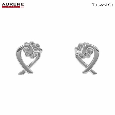 TIFFANY&Co. ティファニー ピアス ラビングハート グラフィティ パロマピカソ SV925 シルバー 新品仕上済 レディース 【中古】