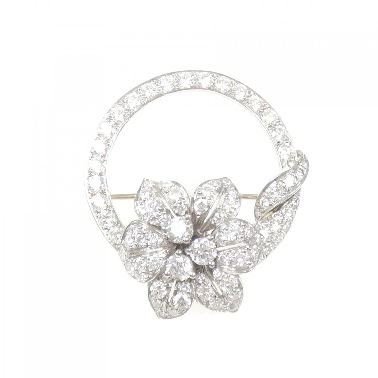 【ヴィンテージ】ティファニー ダイヤモンド ブローチ