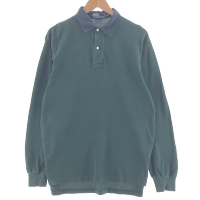 古着 ラルフローレン Ralph Lauren POLO by Ralph Lauren 長袖 ポロシャツ メンズM相当/taa002502