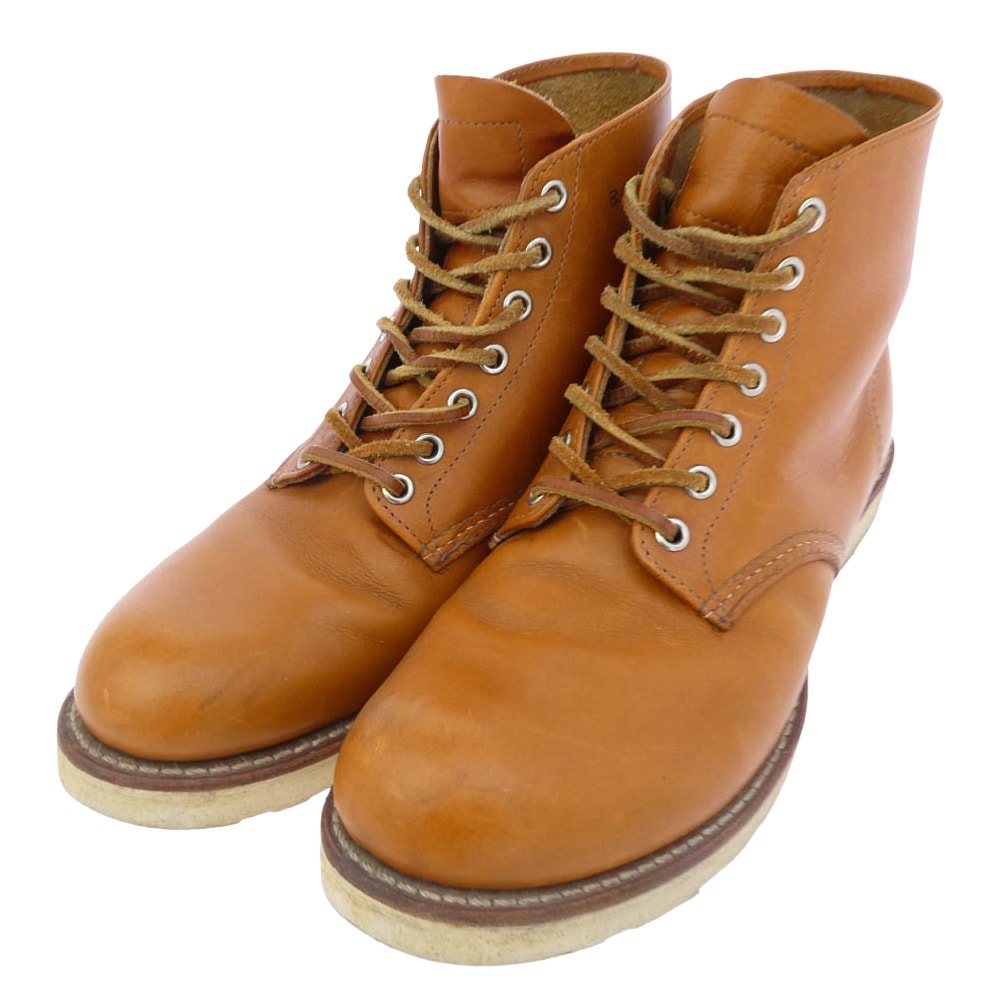 RED WING レッドウィング ブーツ 9871 6inch CLASSIC ROUND TOE ゴールドラセット 犬タグ ブーツ ブラウン系 27cm【中古】