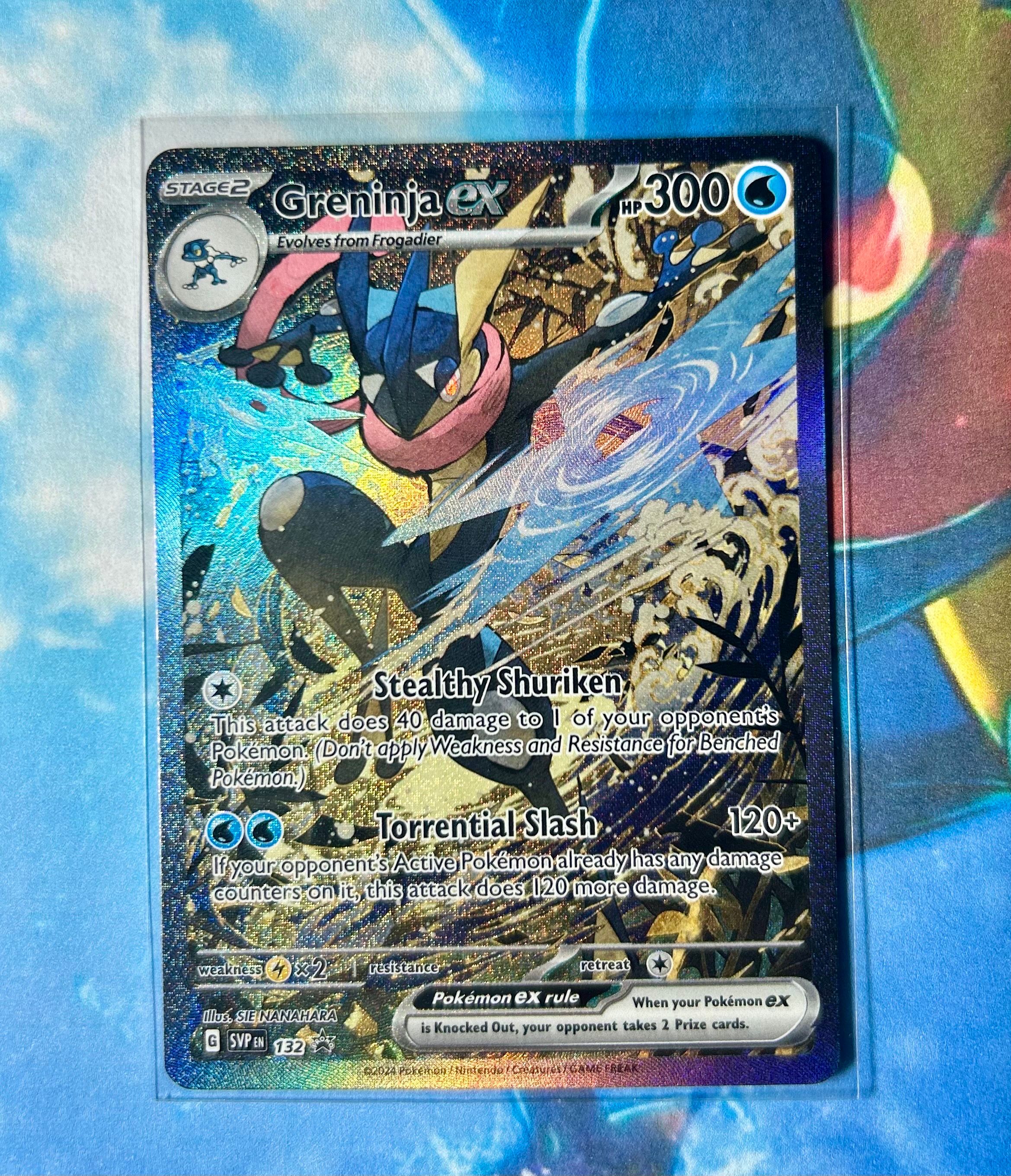 ゲッコウガex P [SVP EN 132]【英語版】(スカーレット&バイオレット「シュラウデッドフェイブル ゲッコウガex スペシャルイラストレーション コレクション」)