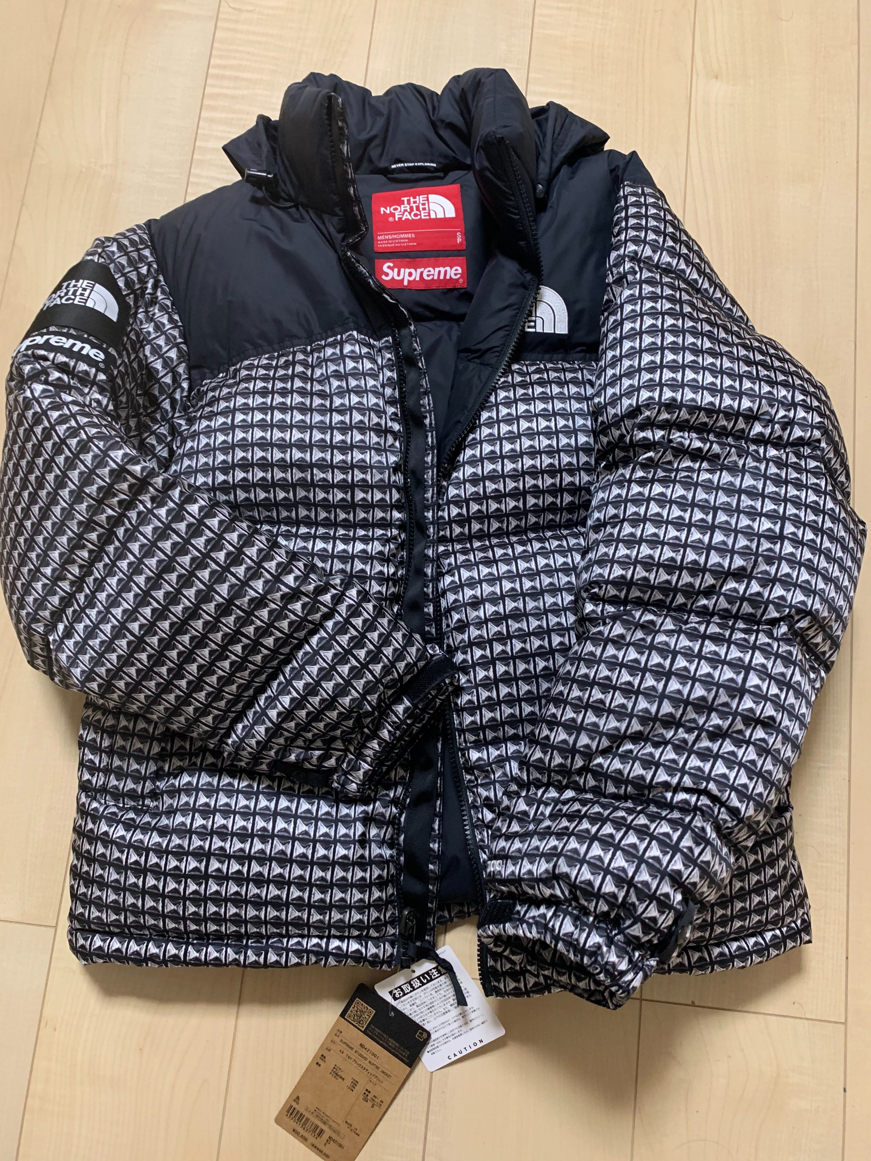 Supreme x The North Face Studded Nuptse Jacket "Black"