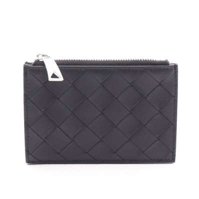ボッテガヴェネタ BOTTEGA VENETA イントレチャート カードケース アクセサリー レザー メンズ レディース ブラック系 853518VCPQ38803 【新品】