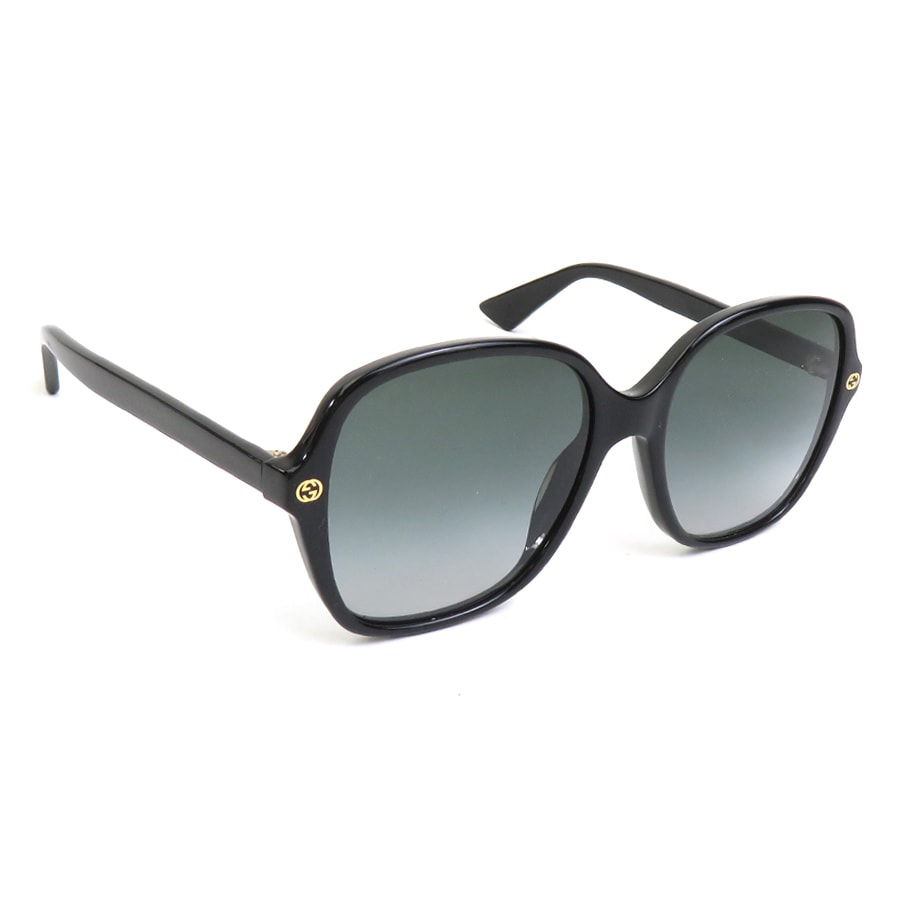 グッチ GUCCI サングラス プラスチック ブラック ユニセックス【中古】 h32456a